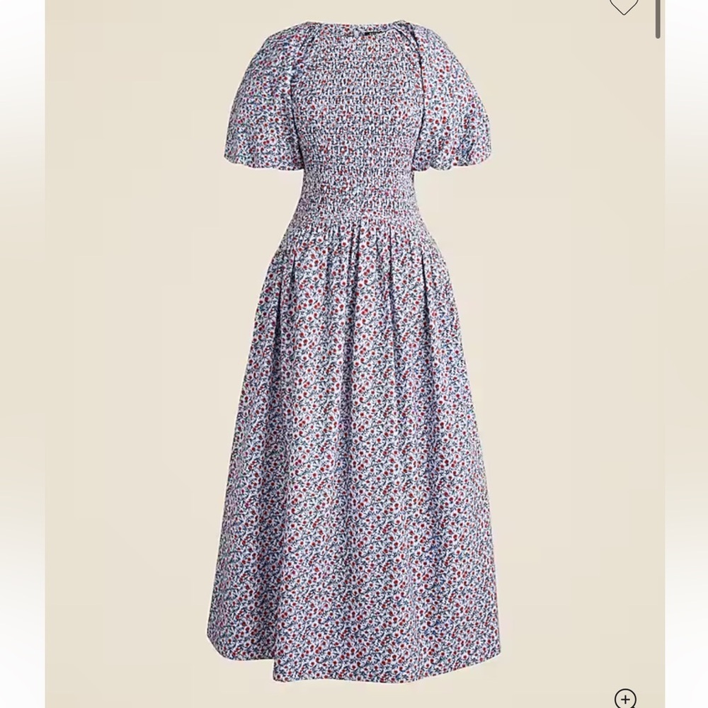 NWT J Crew Meadow dress in poppy 100% cotton poplin Size Large - Picture 14 of 14